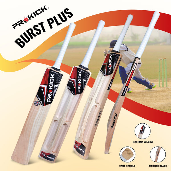 Prokick Burst Plus Kashmir Willow Scoop Cricket Tennis Ball Bat