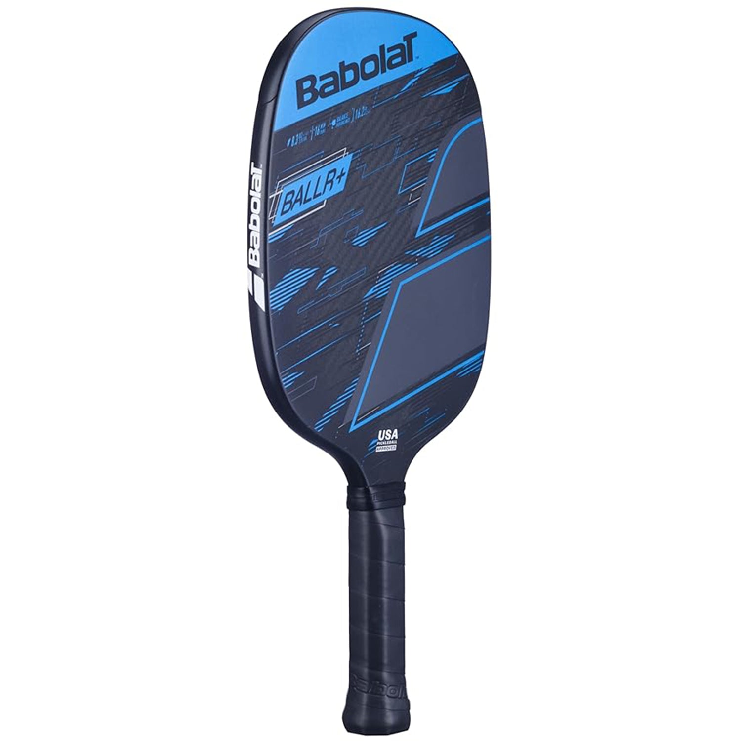 Babolat BALLR+ Pickleball Paddle, Black/Blue - 235g | High Performance Paddle for Precision & Power | Durable & Lightweight Design - Best Price online Prokicksports.com