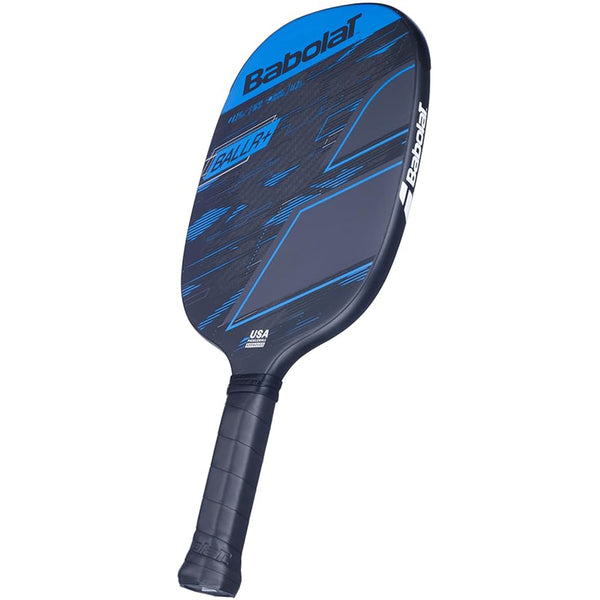 Babolat BALLR+ Pickleball Paddle, Black/Blue - 235g | High Performance Paddle for Precision & Power | Durable & Lightweight Design