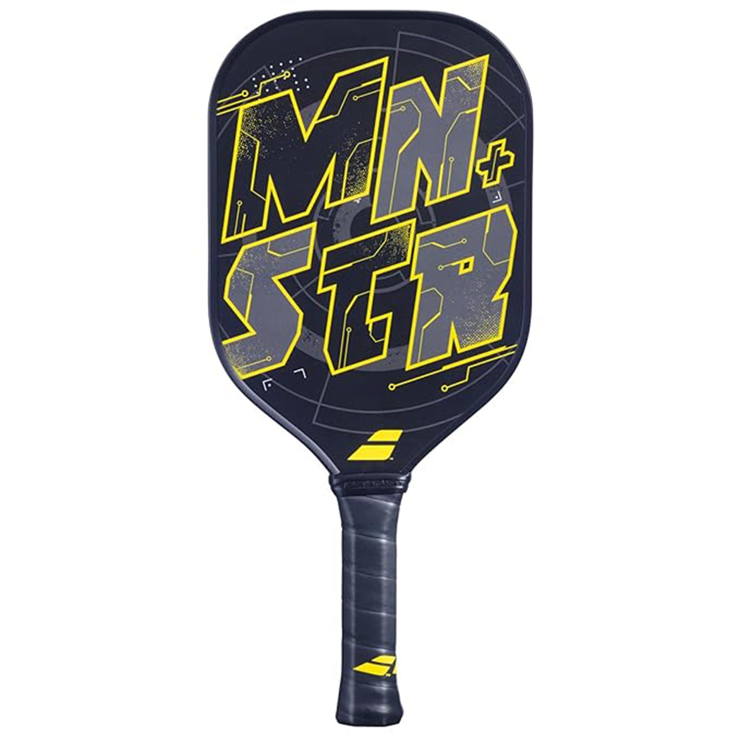 Babolat MNSTR+ Pickleball Paddle, Black/Yellow - 230g | Lightweight, High Power & Precision for All Skill Levels - Best Price online Prokicksports.com