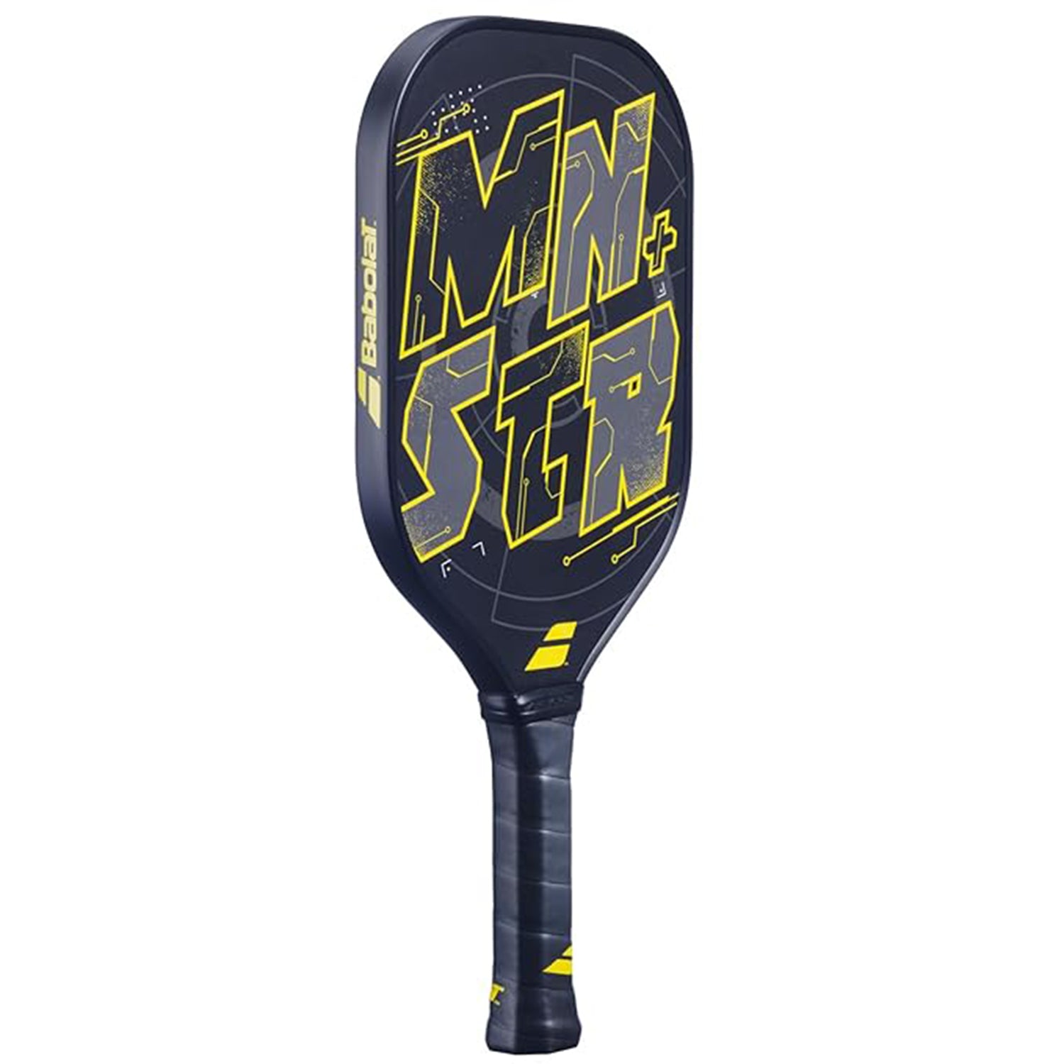 Babolat MNSTR+ Pickleball Paddle, Black/Yellow - 230g | Lightweight, High Power & Precision for All Skill Levels - Best Price online Prokicksports.com