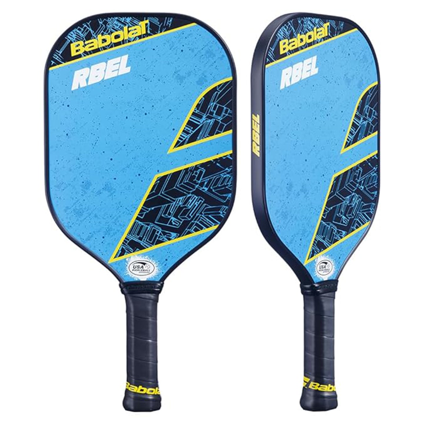 Babolat RBEL Pickleball Paddle – Lightweight and Durable Paddle for Enhanced Precision and Power | Blue/Black/Yellow – 215 Grams - Best Price online Prokicksports.com