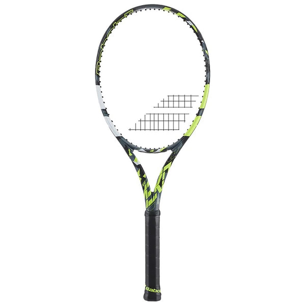 Babolat Pure Aero Plus Tennis Racquet, Grey/Yellow/White