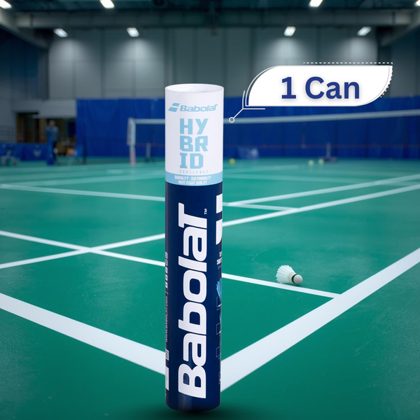Babolat Hybrid Badminton Shuttlecock – 12 Pieces (Pack of 1)