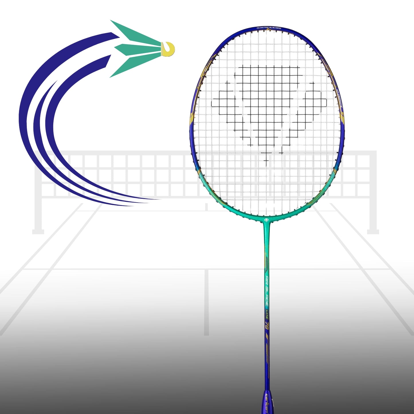 Carlton Air Blade Lite 78 Unstrung Badminton Racquet, G6 - Best Price online Prokicksports.com