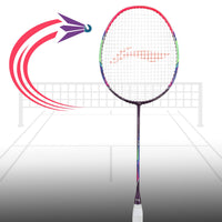 Li-Ning Windstorm Nano 73 Professional Badminton Racquet Unstrung Dark Purple/Pink - Best Price online Prokicksports.com