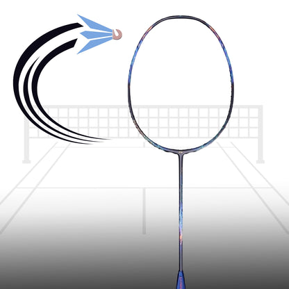 Li-Ning AXForce 90 Unstrung Badminton Racquet, Navy/Blue - Best Price online Prokicksports.com