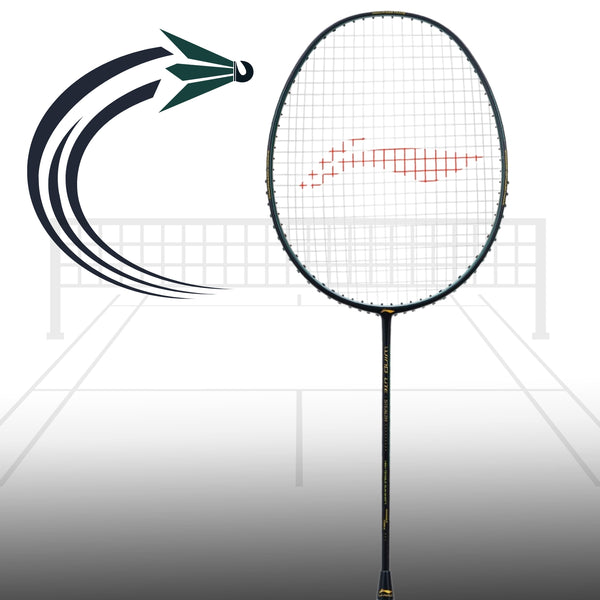 Li-Ning Wind Lite Stealth Strung Badminton Racket - 79 Grams