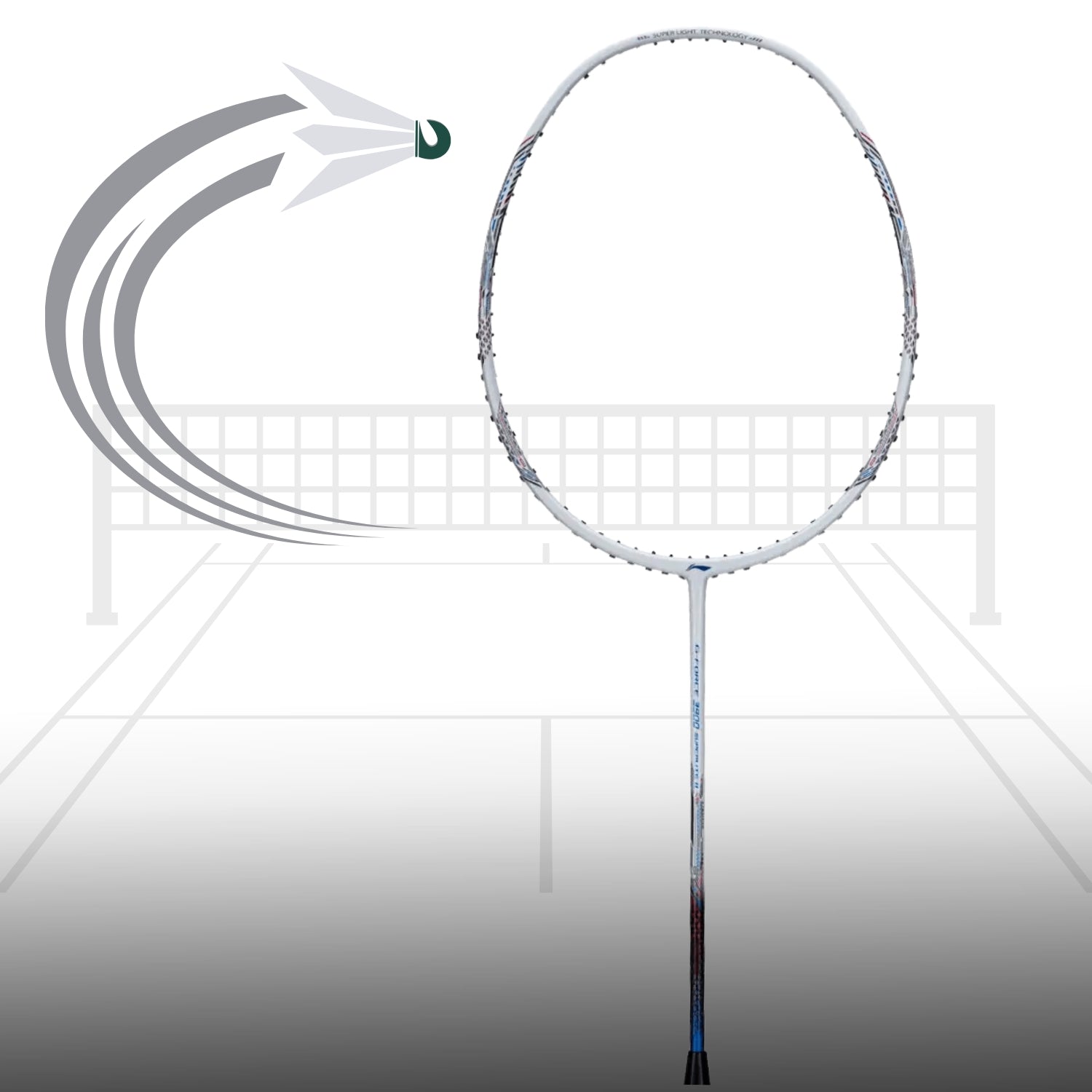 Li-Ning G-Force 3900 Superlite II Carbon-Fiber Strung Badminton Racquet – Lightweight Professional Racket with Free Full Cover - Best Price online Prokicksports.com