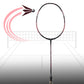 Apacs Feather Weight 55 Unstrung Badminton Racquet | Ultra-Light 58g Frame | High Modulus Graphite | Powerful Smash Control | Advanced Speed Racquet - Best Price online Prokicksports.com