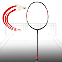 Apacs Feather Weight 55 Unstrung Badminton Racquet | Ultra-Light 58g Frame | High Modulus Graphite | Powerful Smash Control | Advanced Speed Racquet - Best Price online Prokicksports.com