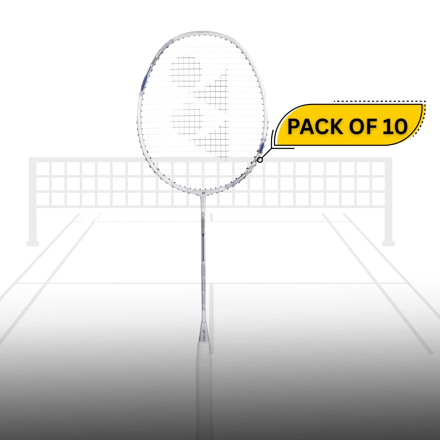 Yonex Astrox Attack 9 Strung Badminton Racquet – Pack of 10 | Head