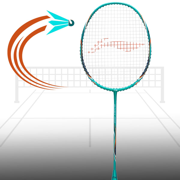 Li-Ning Bladex 200 Unstrung Badminton Racquet, Blue