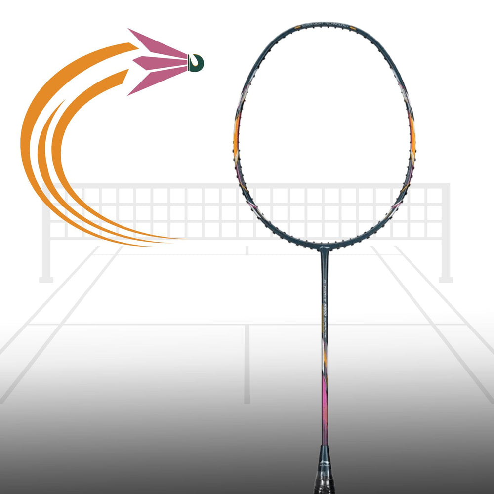 Li-Ning G-Force 5900 Superlite Badminton Racket | Ultra-Light 5U6 | Unstrung Racquet with Superior Control & Power