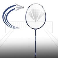 Carlton Zero 006i Lightweight Unstrung Badminton Racket – High Tension Frame for Speed, Power & Control | Navy | Ideal for Intermediate Players - Best Price online Prokicksports.com
