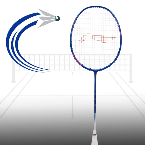 Li-Ning AXFORCE 20 (3U-G5) Unstrung Badminton Racquet, Blue/White
