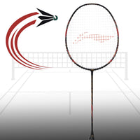 Li-Ning Super Series SS900 Strung Badminton Racquet - Black/Red - Best Price online Prokicksports.com