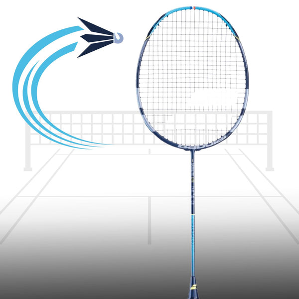 Babolat Satelite Lite Strung Badminton Racquet - Ultra-Lightweight Performance Racquet, Blue/Black (Unisex)