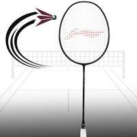 Li-Ning Wind Lite Stealth Strung Badminton Racket - 78 Grams - Best Price online Prokicksports.com