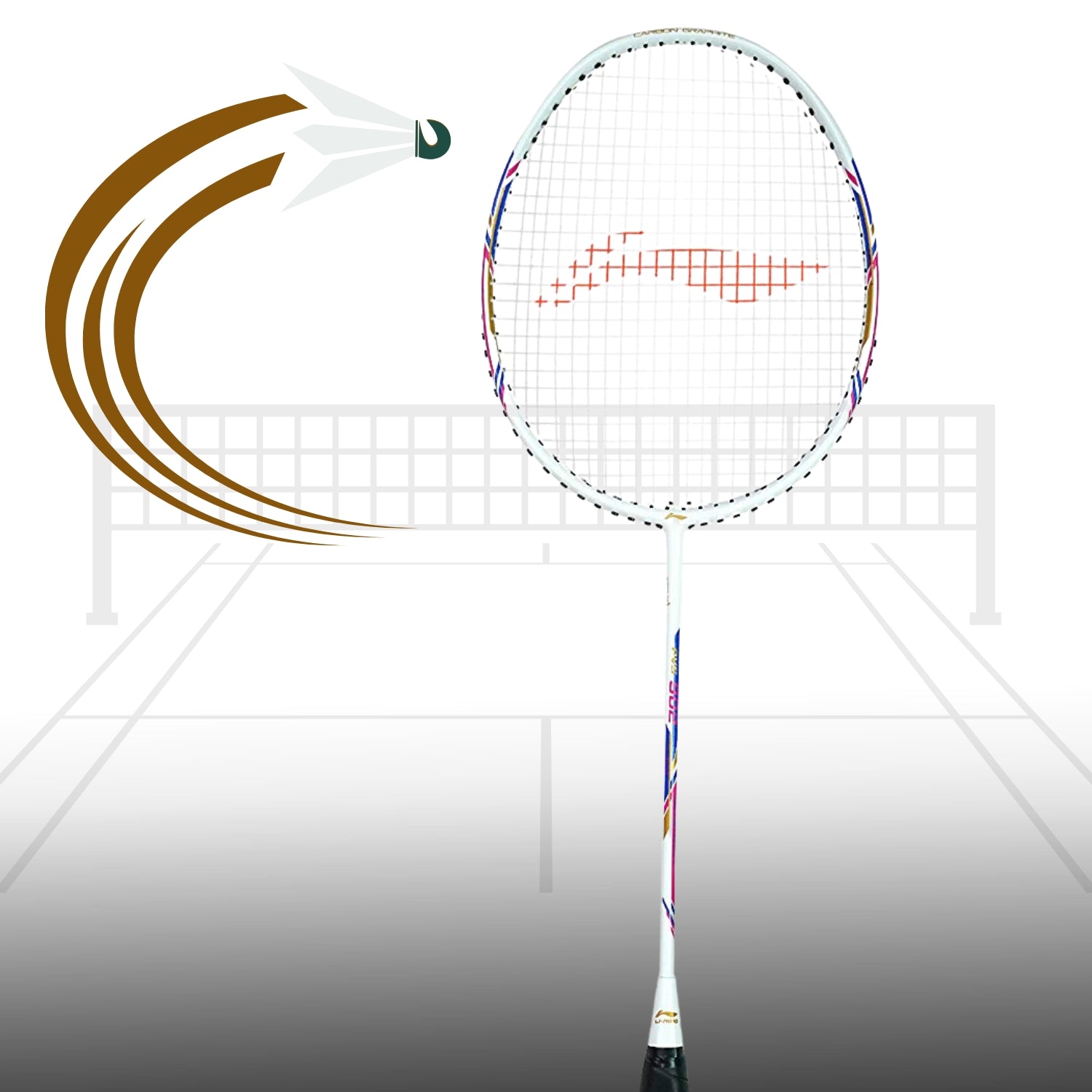 Li-Ning PVS 902 PV Sindhu Signature High Performance Strung Badminton Racquet - With Full Cover - Best Price online Prokicksports.com