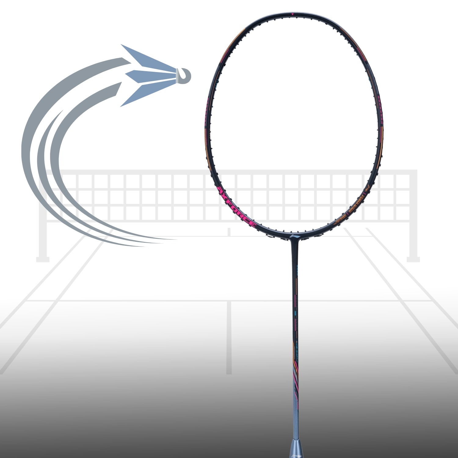 Li-Ning AXFORCE 80 5U Unstrung Professional Badminton