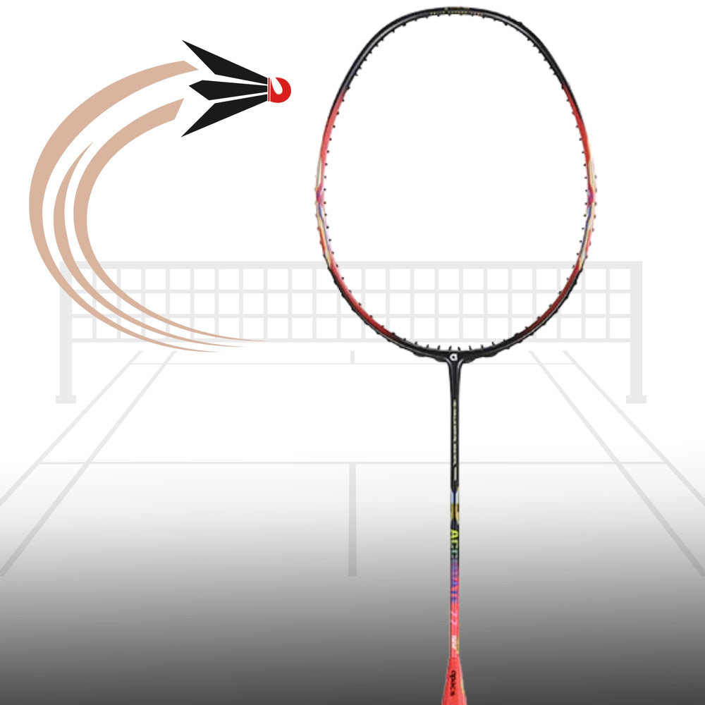 Apacs 77 Accurate Unstrung Badminton Racquet | 4UG2 Frame for Speed & Precision | Lightweight High-Performance Racquet