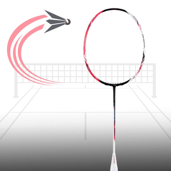Li-Ning Halbertec 4000 Unstrung Badminton Racquet – Lightweight Graphite Frame, Even Balance | For Power & Precision