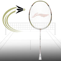 Li-Ning Aeronaut 9000C Badminton Racket | 4UG6 Unstrung Professional Racquet for Power & Control | Golden | Ultra-Strong Carbon Fiber Frame | High-Tension Support - Best Price online Prokicksports.com