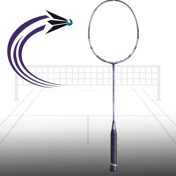 Babolat X FEEL POWER Unstrung Badminton Racquet – Grey | Lightweight Power Frame with Responsive Feel | All-Round Performance