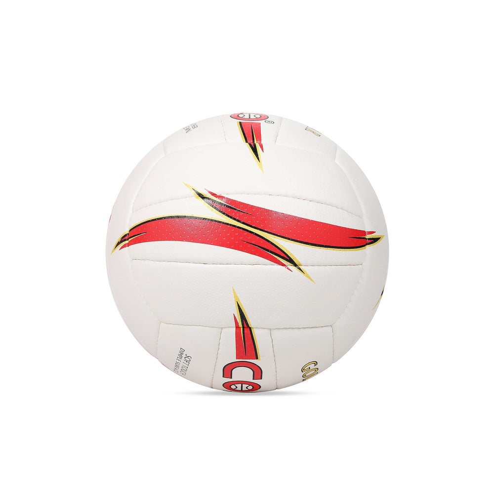 Cosco Hand-Sewn Soft Touch Football (32 Panel, Multicolor) – Lightweight Polyester & PU Leather Training Ball