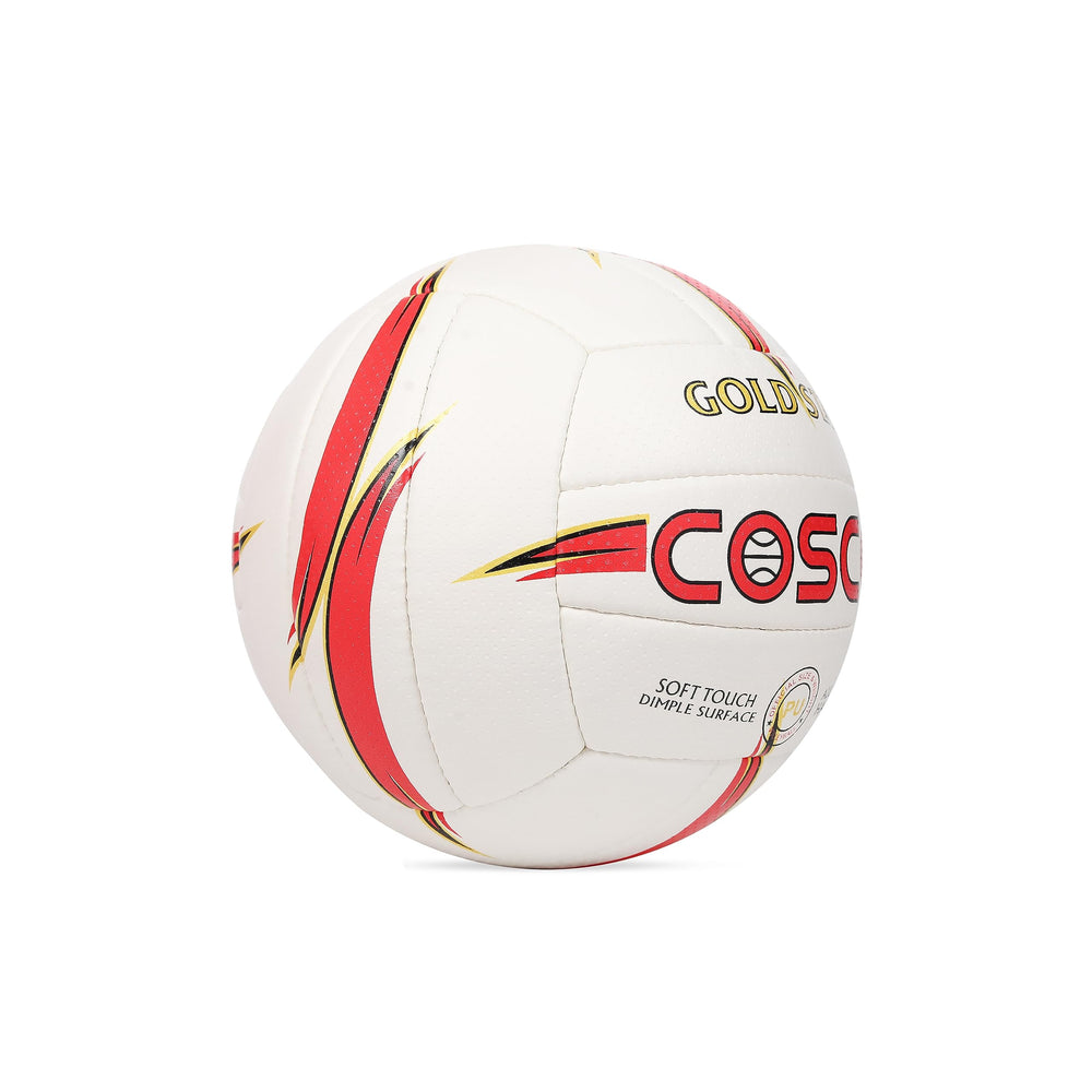 Cosco Hand-Sewn Soft Touch Football (32 Panel, Multicolor) – Lightweight Polyester & PU Leather Training Ball