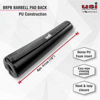 USI Universal Barbell Pad Back 41cm – Foam Padded Neck & Shoulder Support for Squats, Lunges, Weightlifting and Strength Training Comfort - Best Price online Prokicksports.com