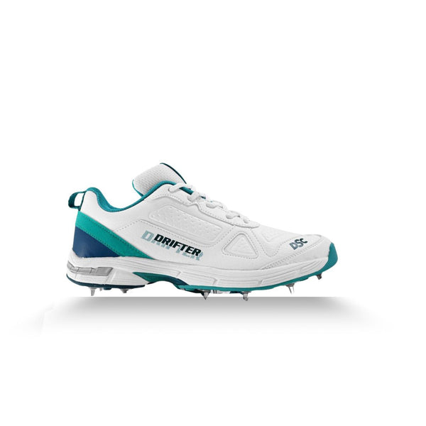DSC Drifter Metal Spikes Cricket Shoes, Sea Green