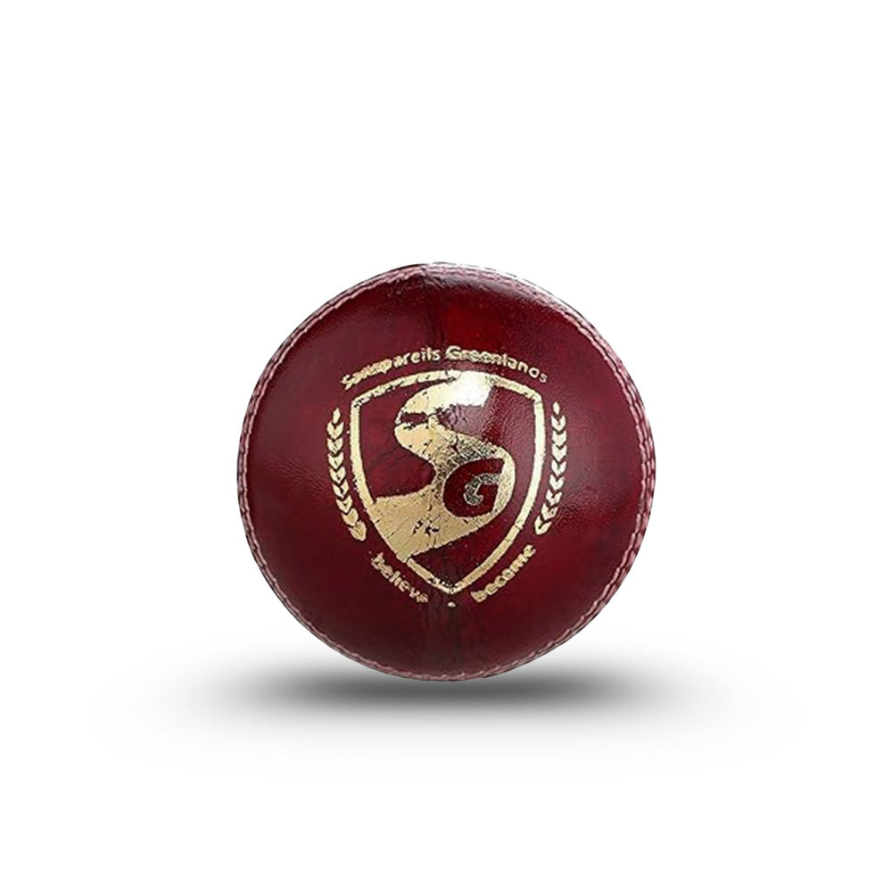 SG Shield 30 Waterproof Cricket Leather Ball- Durable, All-Weather Match Ball for Professional & Club Cricket- 1PC