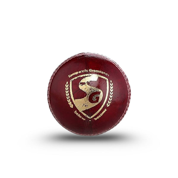 SG Shield 30 Waterproof Cricket Leather Ball- Durable, All-Weather Match Ball for Professional & Club Cricket- 1PC