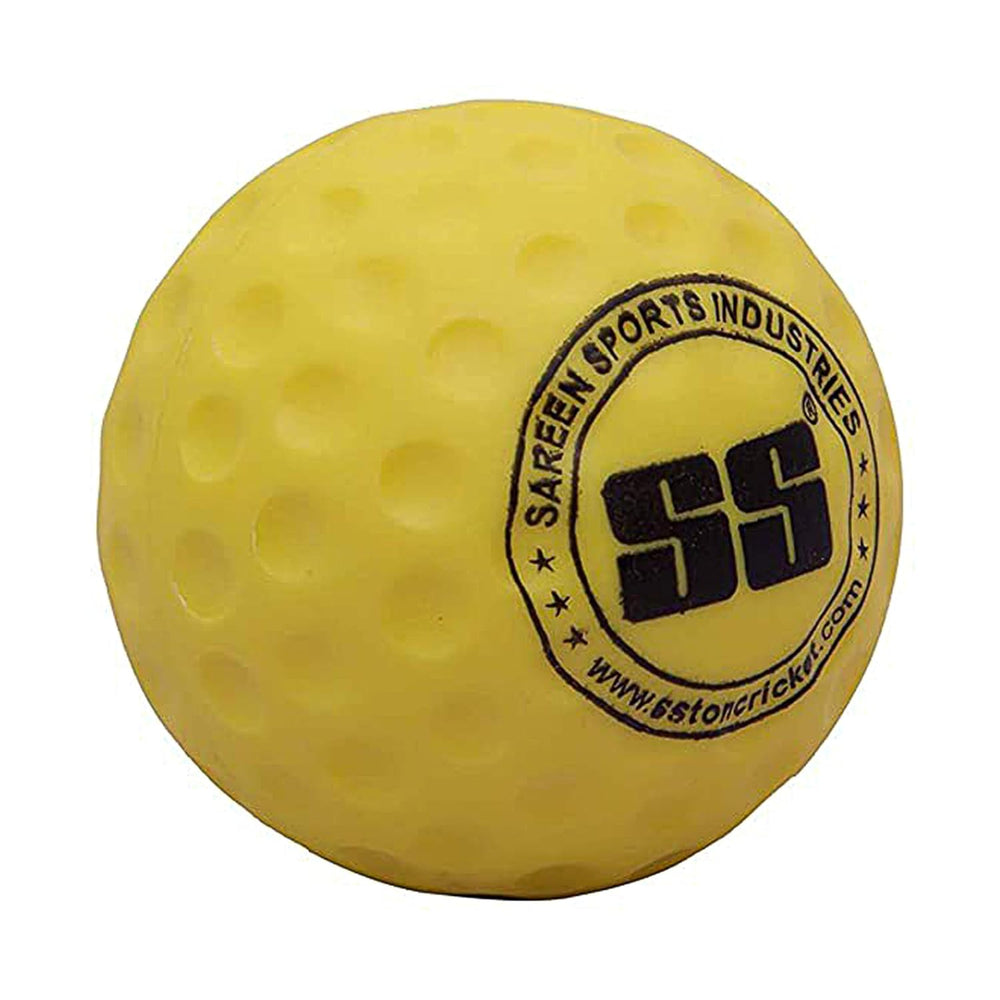 SS Bowling Machine Big Dot Cricket Ball – 1 PC | Durable Practice Ball for Spin & Seam Training
