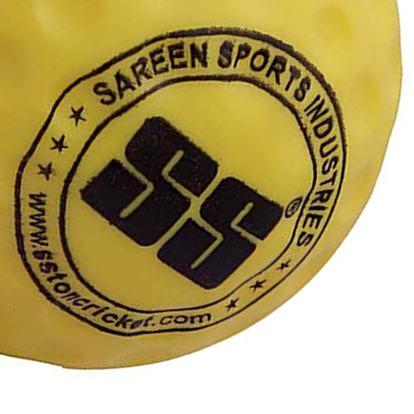 SS Bowling Machine Big Dot Cricket Ball – 1 PC | Durable Practice Ball for Spin & Seam Training