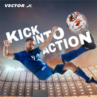Vector X FB-Bigwin 2.0 Thermo Bonded Football | Size 5 | White/Red | Durable PU Match & Training Ball for All Surfaces | Ideal for Clubs, Schools & Professionals - Best Price online Prokicksports.com