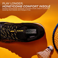 NIVIA Hy Court 3.0 Badminton Shoes – Mesh/TPU Upper, Duofoam Cushion, Non-marking Herringbone Sole | Lightweight Comfort, Secure Fit, For Indoor Court Sports - Best Price online Prokicksports.com