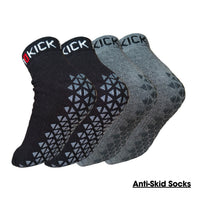 Prokick Anti Skid Socks for Men & Women, 2 Pairs - Best Price online Prokicksports.com