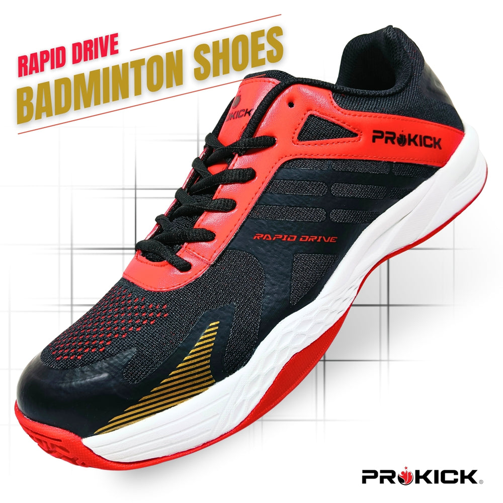 Prokick Rapid Drive Non-Marking Badminton/Court Shoes Lightweight & Comfort Badminton Shoes Best for Squash, Table Tennis, Volleyball, Basketball, Pickleball & Indoor Sports - Best Price online Prokicksports.com