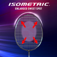 Yonex Voltric Lite 35i HM Graphite Head Heavy Badminton Strung Racquet | NANOMESH NEO & ISOMETRIC Power Frame with Full Cover - Best Price online Prokicksports.com