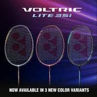 Yonex Voltric Lite 35i HM Graphite Head Heavy Badminton Strung Racquet | NANOMESH NEO & ISOMETRIC Power Frame with Full Cover - Best Price online Prokicksports.com