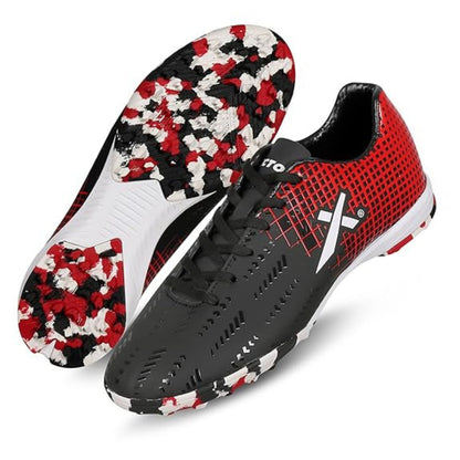 Vector X Royale+ Turf Football Shoes | Synthetic Leather Upper | Non-Marking Rubber Sole | Lightweight Cushioned Insole | - Best Price online Prokicksports.com
