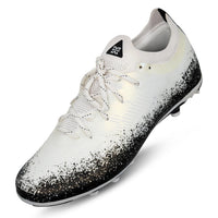 Vector X Genius Football Shoe – White/Black | Stud Football Shoes for Men & Boys | Lightweight & Durable for Grass Ground - Best Price online Prokicksports.com
