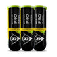 Dunlop DTB Pro Padel Balls | Official Match Standard | High Visibility Yellow | 1 Can (3 Balls) | Pressure-Locked for Consistent Bounce - Best Price online Prokicksports.com