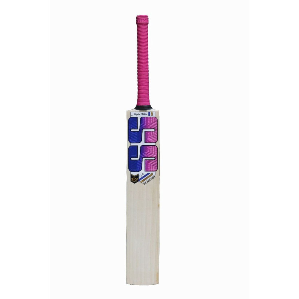 SS Sky Blaster English Willow Cricket Bat – SH | Short Handle | Lightweight Professional Cricket Bat for All-Round Stroke Play - Best Price online Prokicksports.com