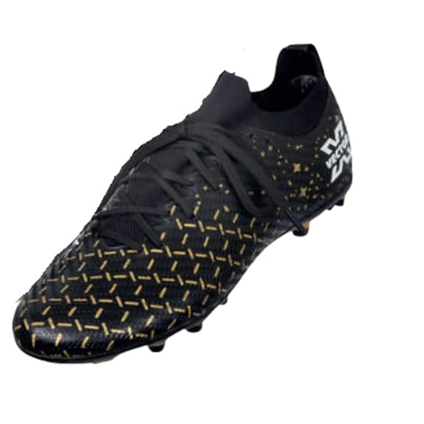 Vector X Stralight Football Shoes | Lightweight Synthetic Upper | Firm Ground (FG) Studs | Speed-Optimized Design | Black/Neon Green - Best Price online Prokicksports.com