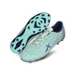 Vector X Cyber Football Studs Sports Shoe | Hybrid FG/AG Sole | Lightweight Synthetic Upper | Enhanced Traction | Sea Green/Navy - Best Price online Prokicksports.com