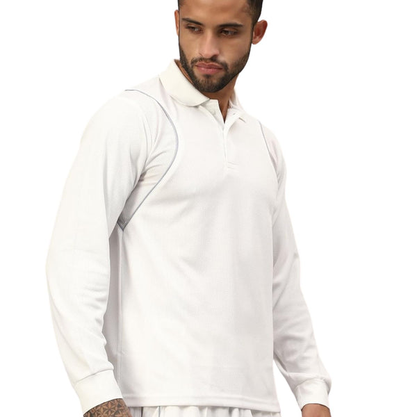 Vector X Striker Full Sleeve Polyester T-Shirt for Men/Adults | Sportswear Jersey for Cricket, Football, Training & Gym | Breathable & Lightweight